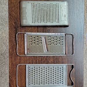 Lot Of 3 Graters - One Vintage